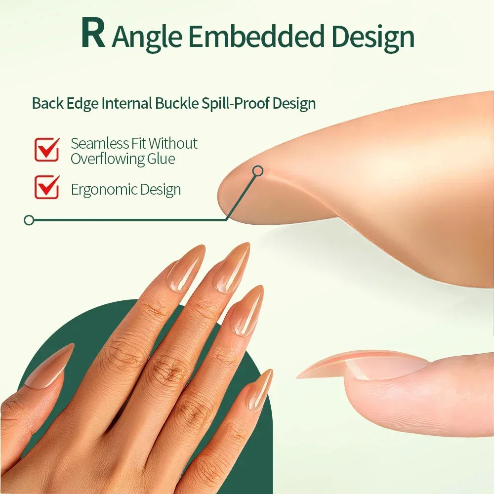 Meta Title: Nailpop 3-in-1 Nude Natural Soft Nail Tips (140PCS) | Pro DIY Manicure