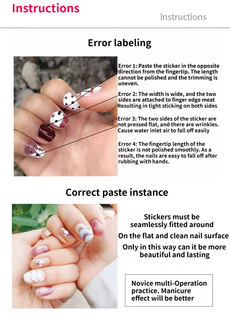 Semi-Cured Gel Nail Wraps – 32 Colors, Waterproof, Long-Lasting French Nail Stickers, Full Cover DIY Salon Nails